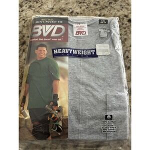 Vintage BVD Pocket T-Shirt XXL 50-52 New Heavyweight cotton